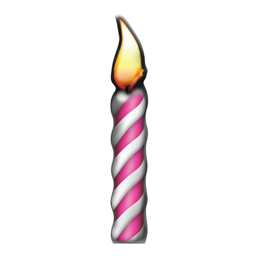 SC148 Birthday Candle (Single) Cardboard Cut Out Height 190cm