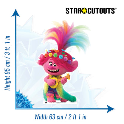 SC1497 Poppy (Ukulele) Cardboard Cut Out Height 95cm