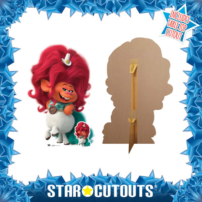 SC1499 Delta Dawn Trolls World Tour Cardboard Cut Out Height 136cm