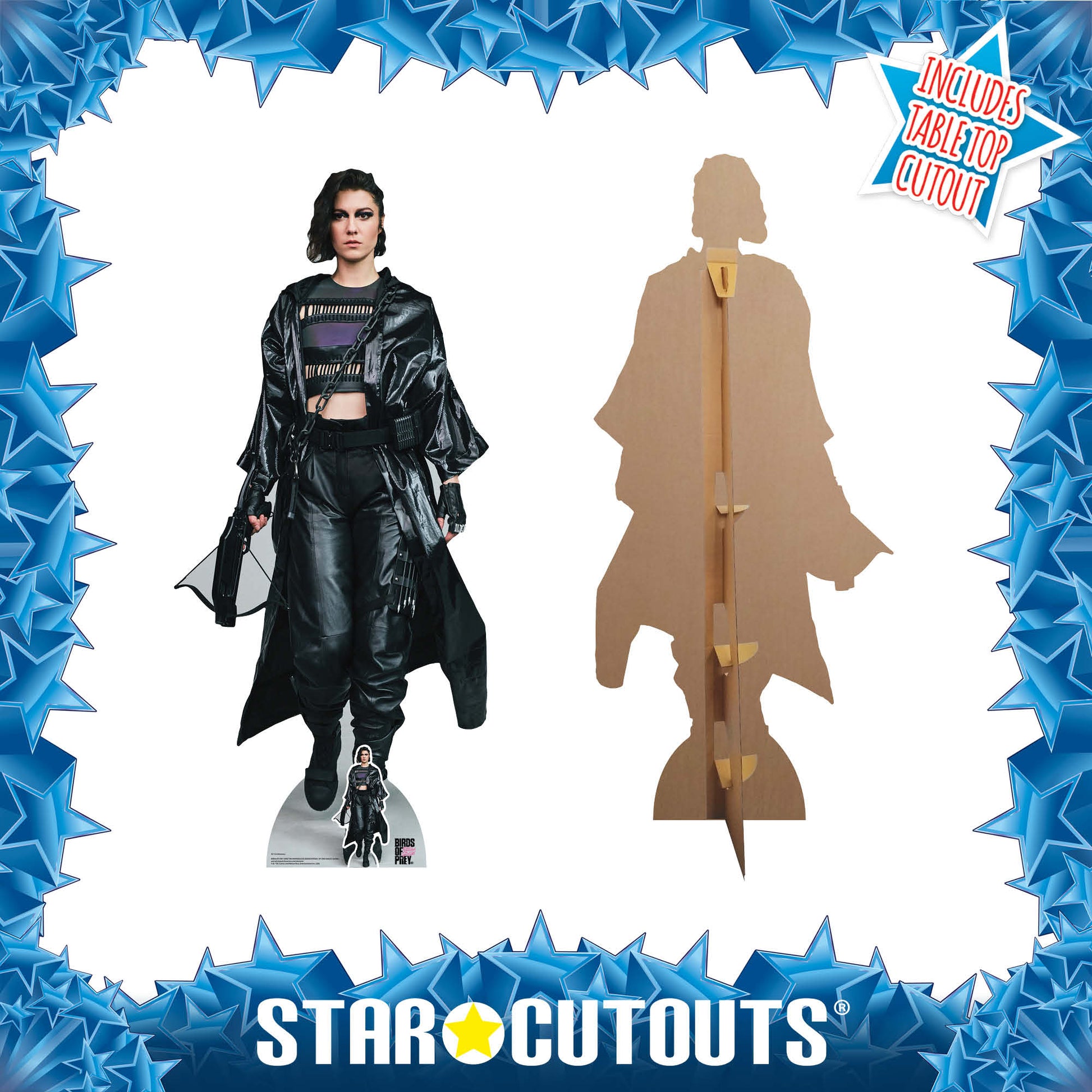 SC1512 Huntress Birds of Prey Mary Elizabeth Winstead Cardboard Cut Out Height 174cm - Star Cutouts