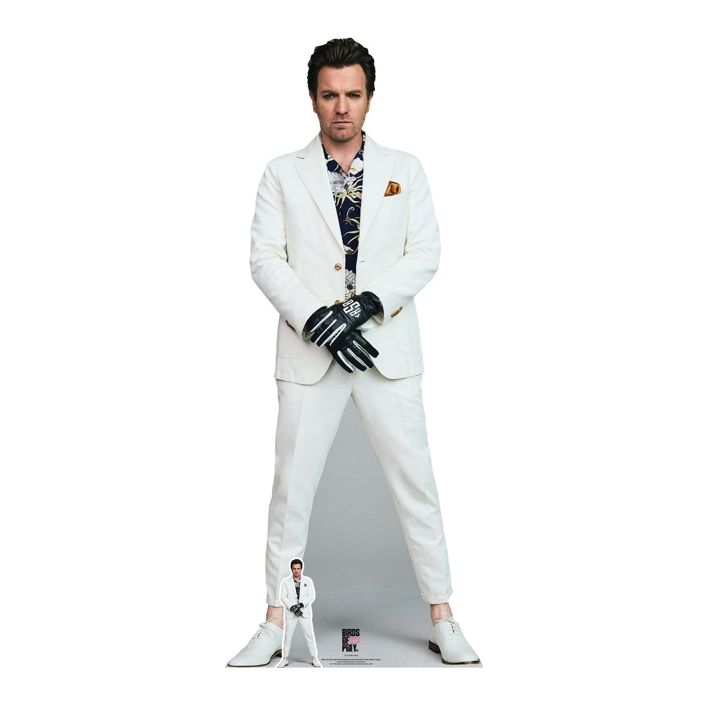 SC1514 Black Mask Ewan McGregor Birds of Prey Cardboard Cut Out Height 178cm - Star Cutouts