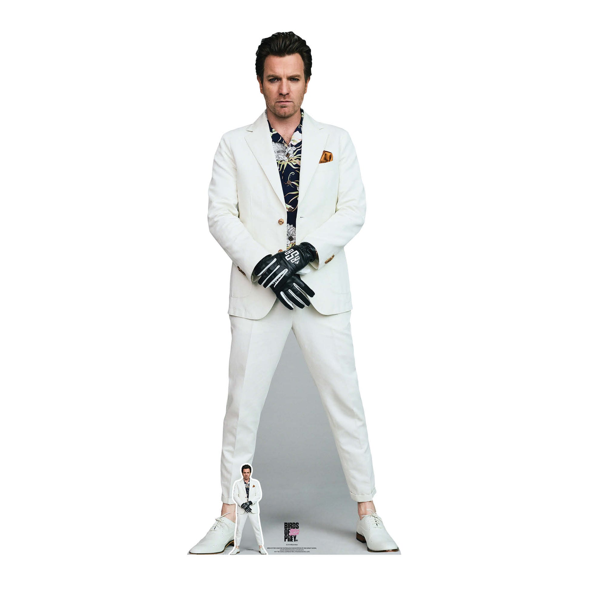SC1514 Black Mask Ewan McGregor Birds of Prey Cardboard Cut Out Height 178cm - Star Cutouts