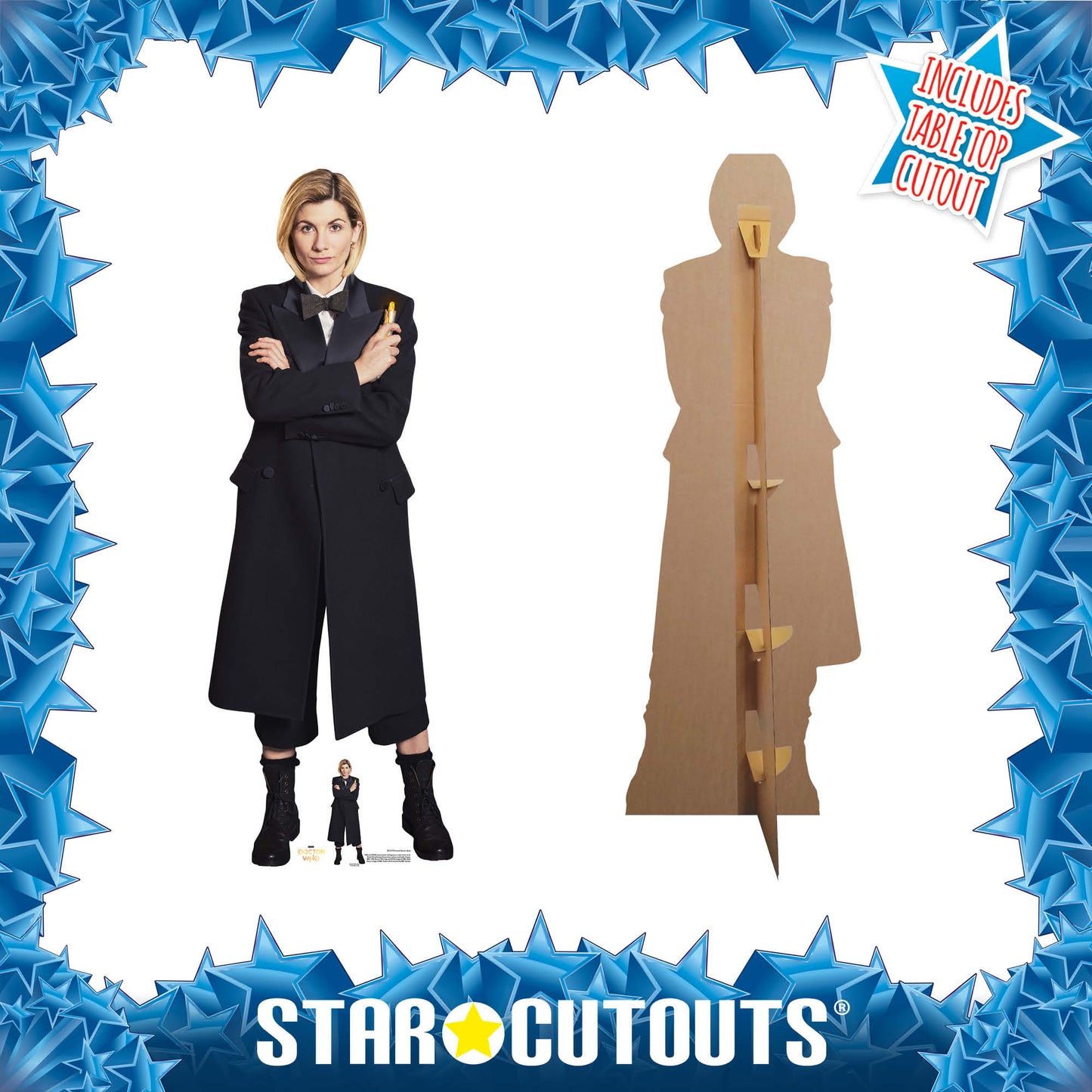 13th Doctor Who Jodie Whittaker Spyfall Suit Cardboard Cut Out Height 167cm - Star Cutouts