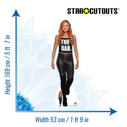 SC1520 Becky Lynch The Man Cardboard Cut Out Height 169cm