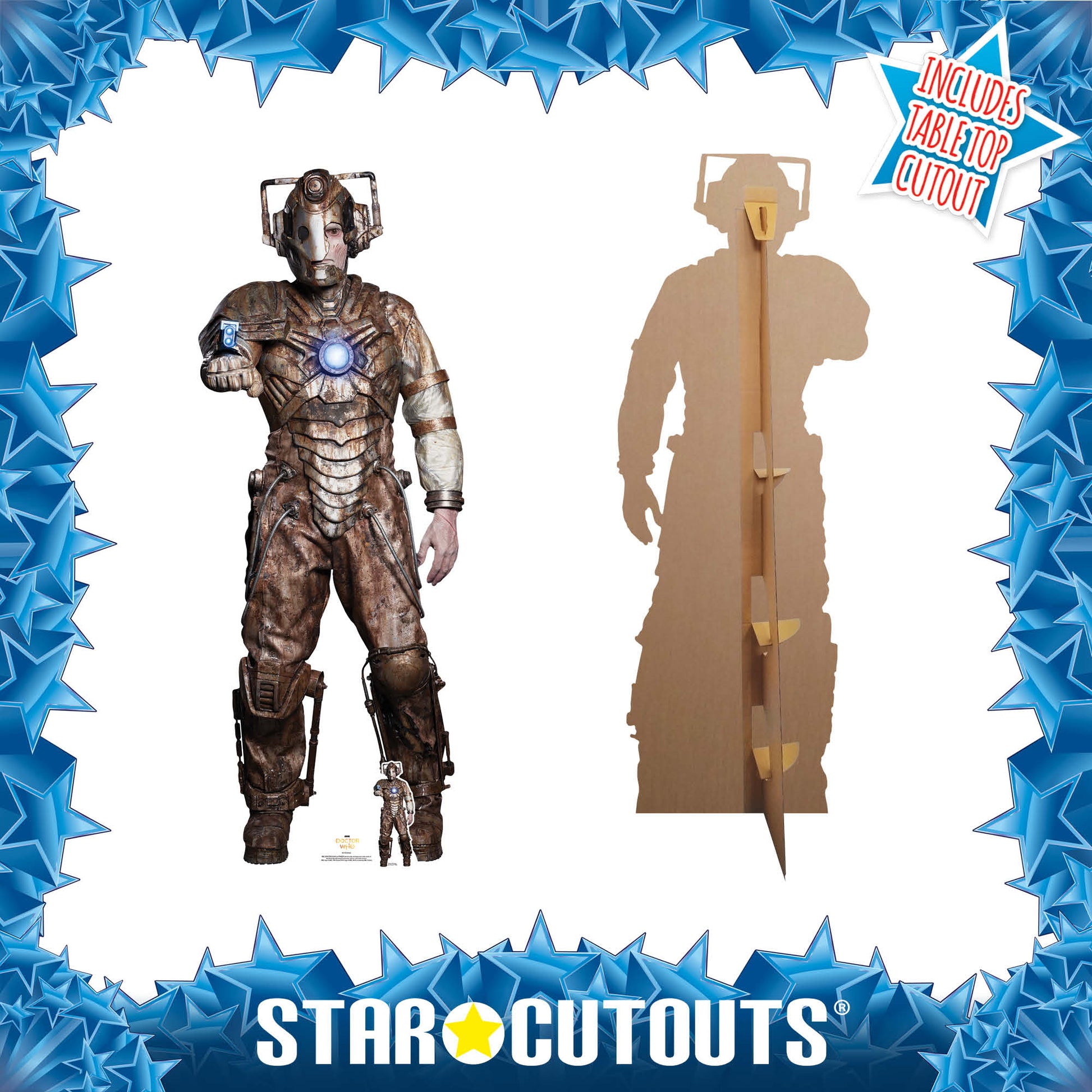 Ashad The Lone Cyberman Doctor Who Cardboard Cut Out Height 193cm - Star Cutouts