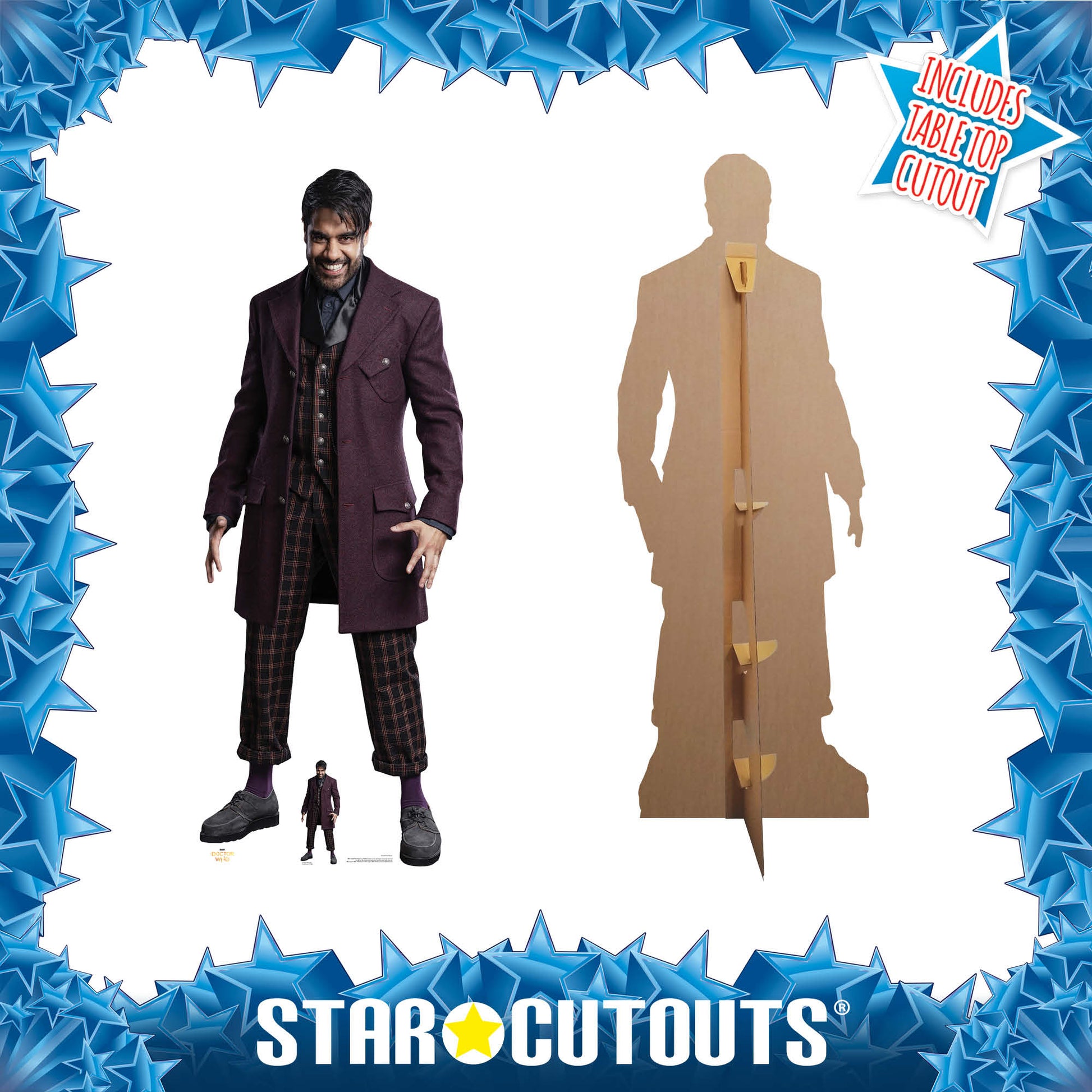 The Master Sacha Dhawan Cardboard Cut Out Height 170cm - Star Cutouts