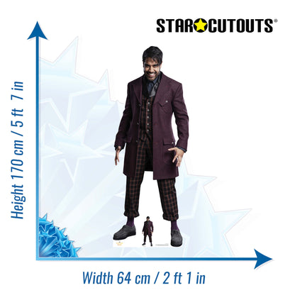 The Master Sacha Dhawan Cardboard Cut Out Height 170cm - Star Cutouts