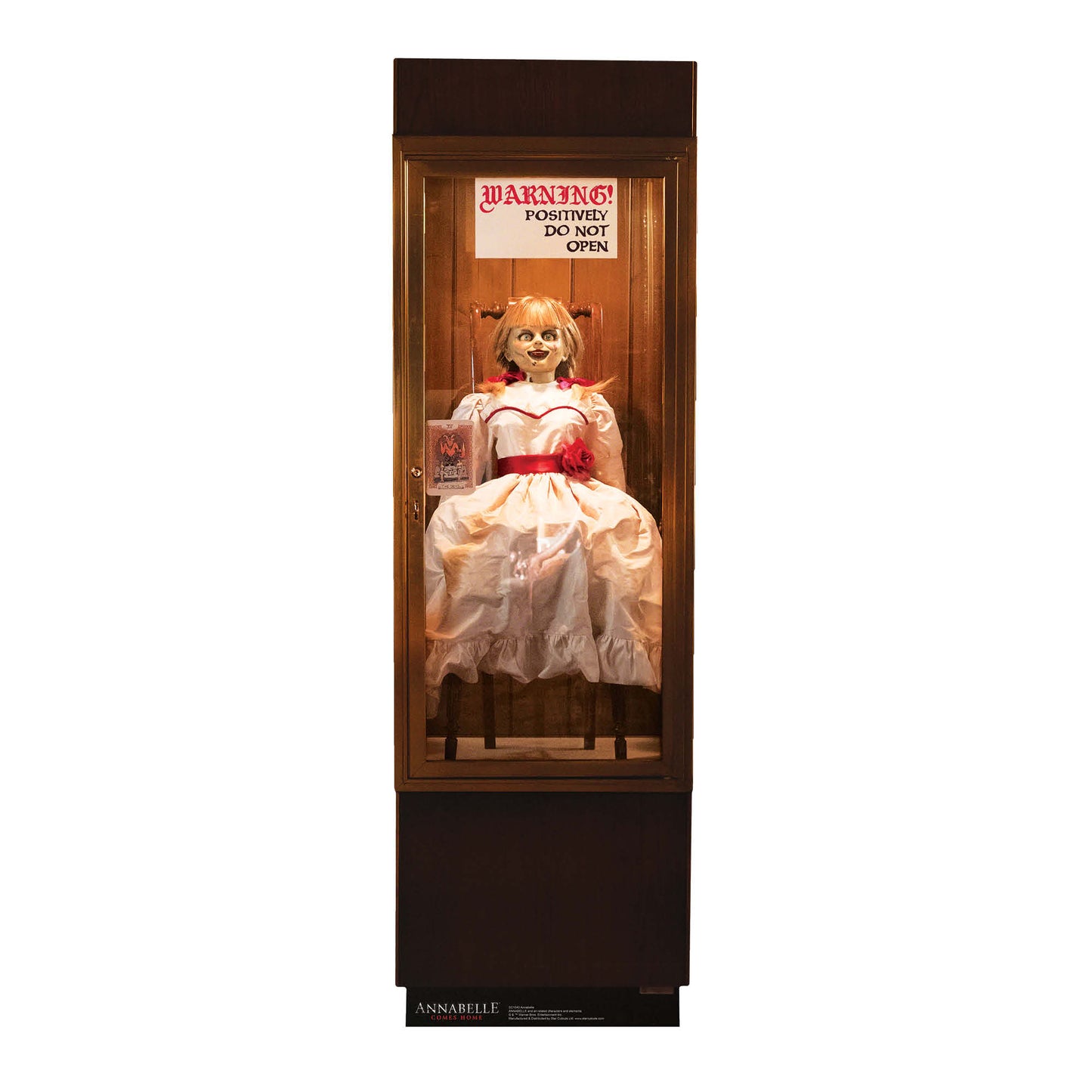 SC1540 Annabelle Possessed Doll Glass Case Cardboard Cut Out Height 177cm - Star Cutouts