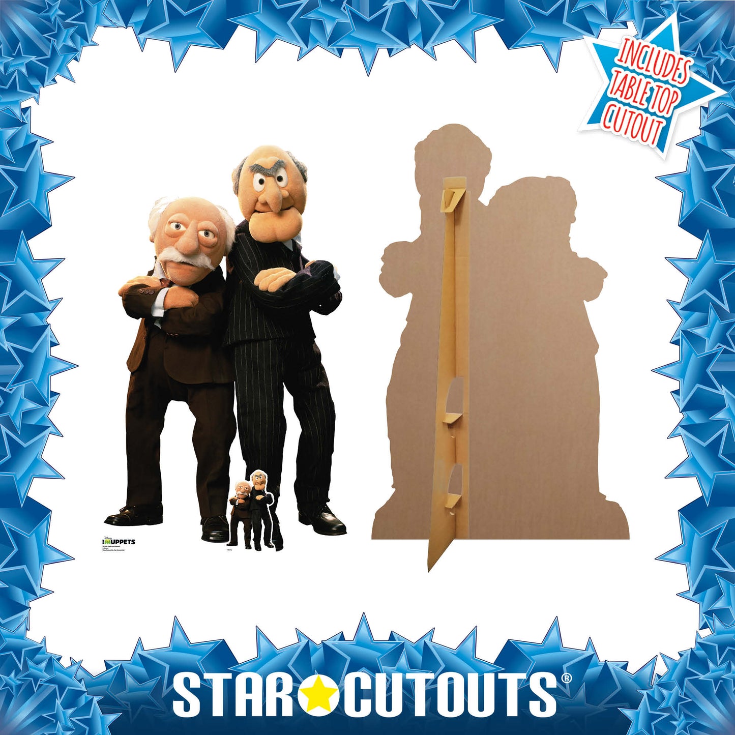 SC1566 Statler and Waldorf Cardboard Cut Out Height 149cm