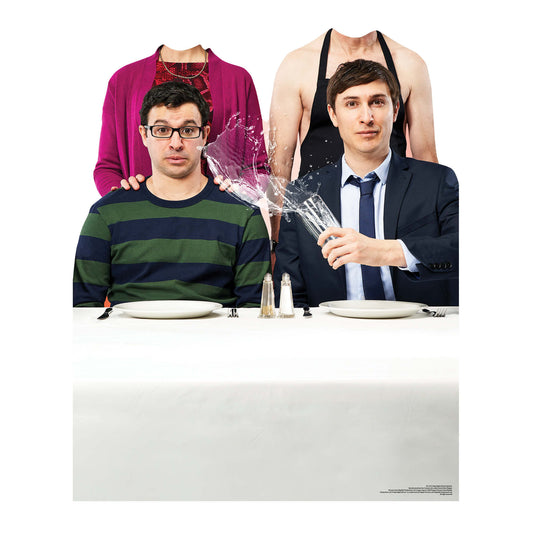 SC1572 Friday Night Dinner Stand-In Jonny Adam Martin Jackie Cardboard Cut Out Height 118cm