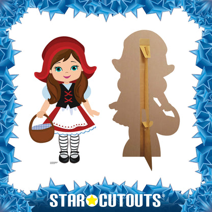 SC1579 Little Red Riding Hood Fairy Tales Cardboard Cut Out Height 91cm