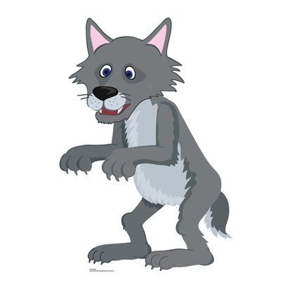 SC1582 Wolf Little Red Riding Hood Fairy Tales Cardboard Cut Out Height 89cm