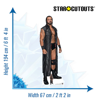SC1598 Drew McIntyre Cardboard Cut Out Height 194cm