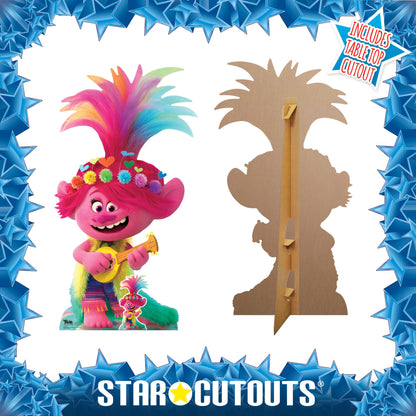 SC1601 Poppy (Ukulele) – Large Cardboard Cut Out Height 160cm