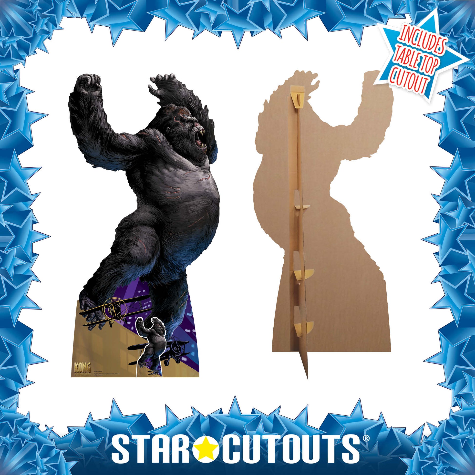 SC1633 King Kong Cardboard Cut Out Height 193cm - Star Cutouts