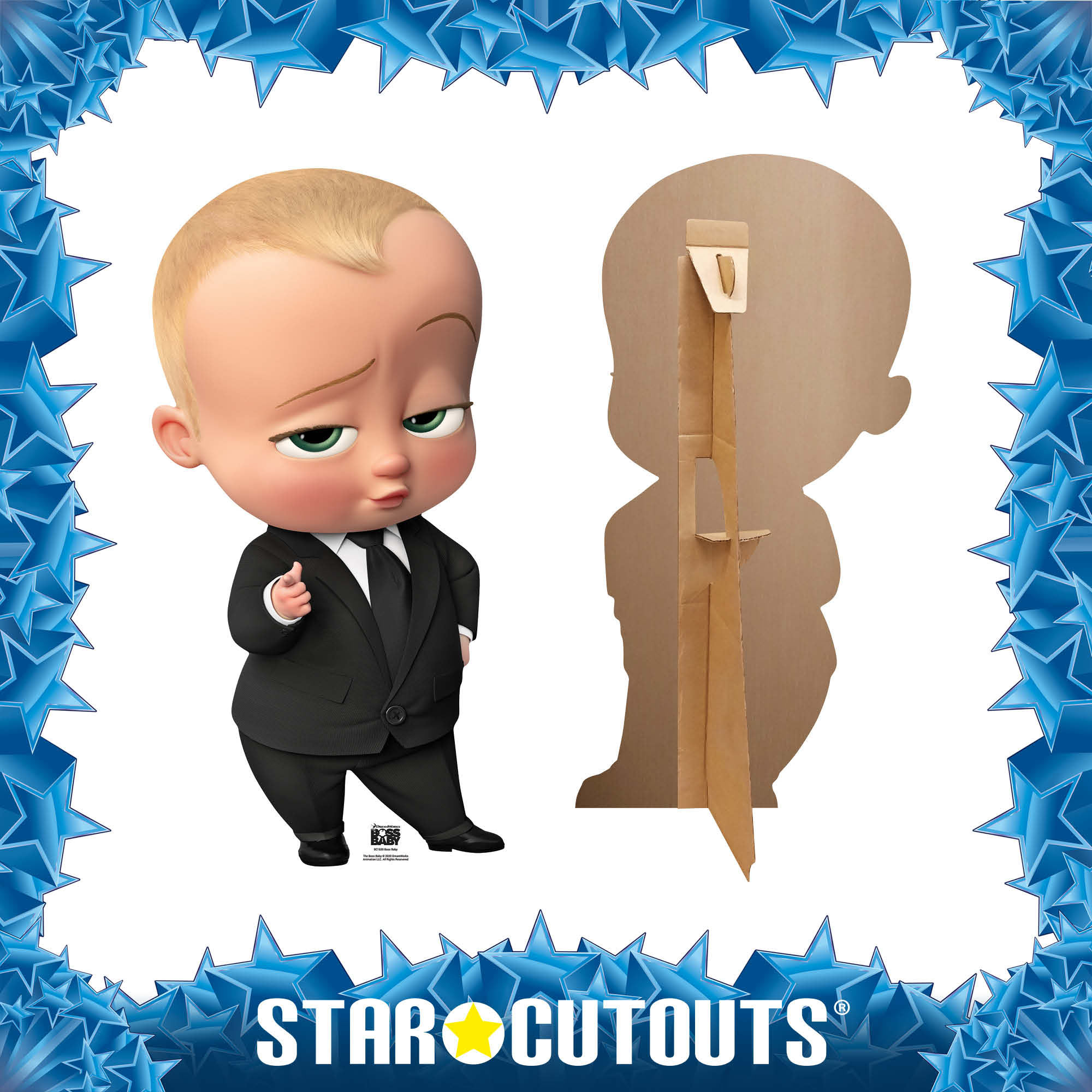 SC1635 Boss Baby Cardboard Cut Out Height 89cm – Star Cutouts