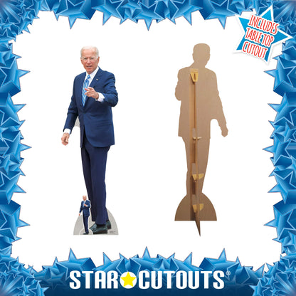 SC1654 Joe Biden President Pointing Cardboard Cut Out Height 185cm