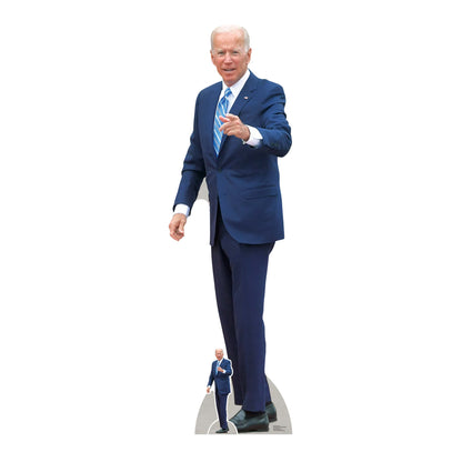 SC1654 Joe Biden President Pointing Cardboard Cut Out Height 185cm