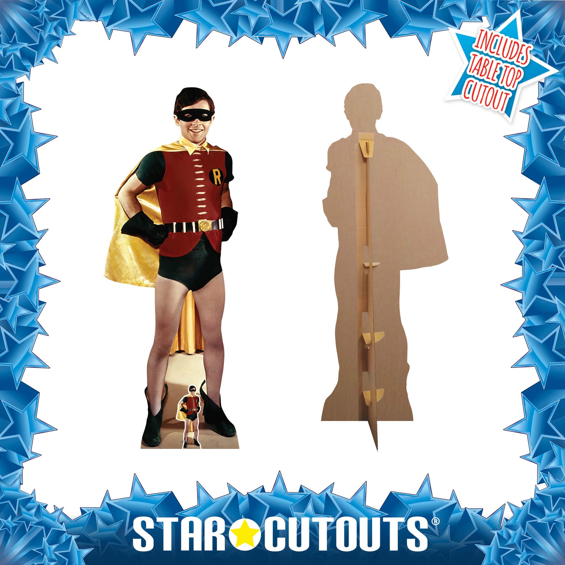 SC1662 Robin 1966 Burt Ward Cardboard Cut Out Height 173cm - Star Cutouts