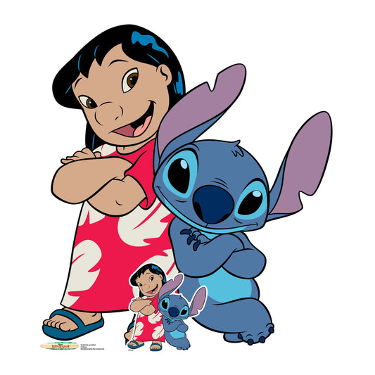 SC1663 Lilo and Stitch Cardboard Cut Out Height 114cm
