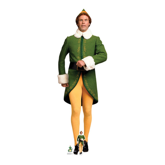 SC1688 Buddy the Elf Marching Cardboard Cut Out Height 188cm