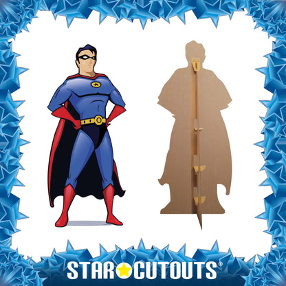 SC175 Superhero Cut-out Cardboard Cut Out Height 186cm