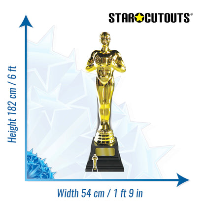 SC181 Golden Award cut-out Cardboard Cut Out Height 182cm