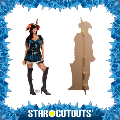 SC189 High Sea Babe Cardboard Cut Out Height 185cm