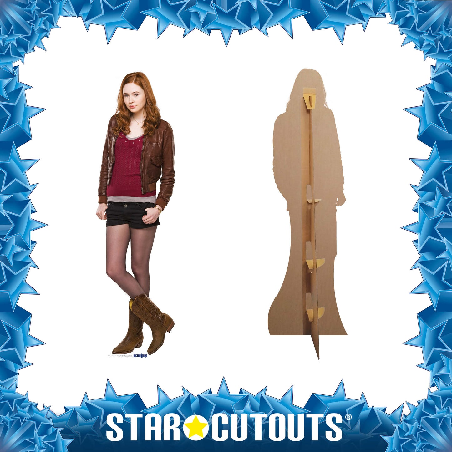 Amy Pond Cardboard Cut Out Height 176cm - Star Cutouts