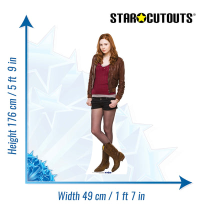 Amy Pond Cardboard Cut Out Height 176cm - Star Cutouts
