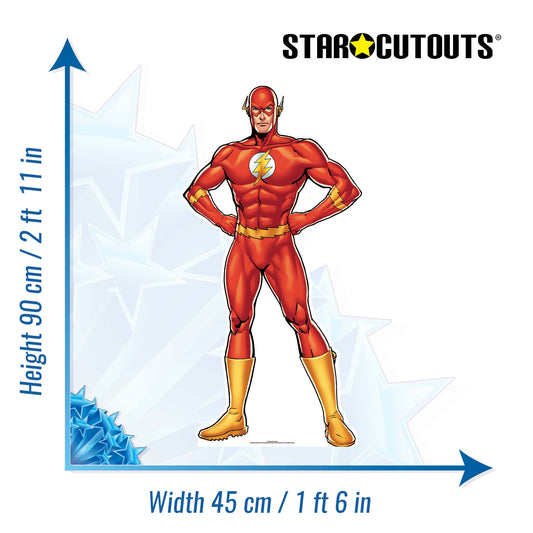 SC1956 The Flash DC (Star Mini) Cardboard Cut Out Height 90cm