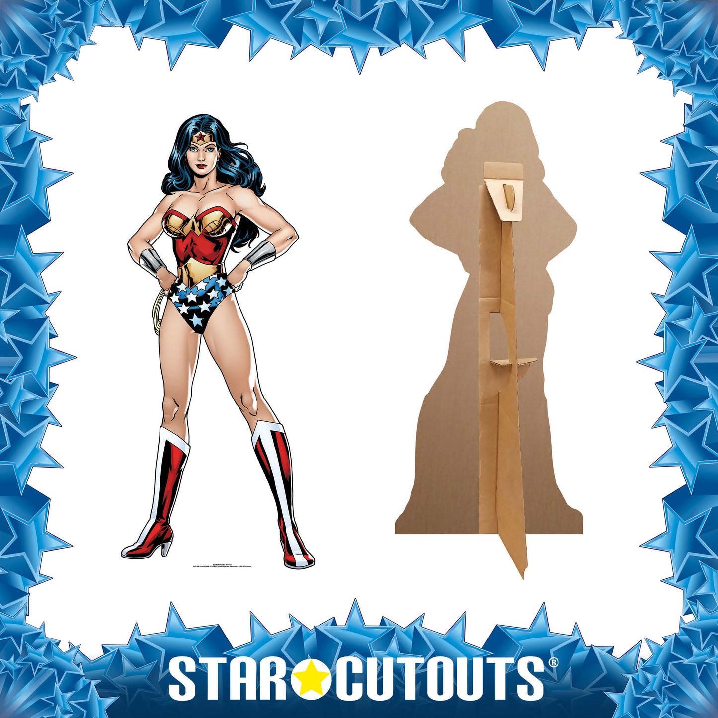 SC1957 Wonder Woman DC (Star Mini) Cardboard Cut Out Height 92cm