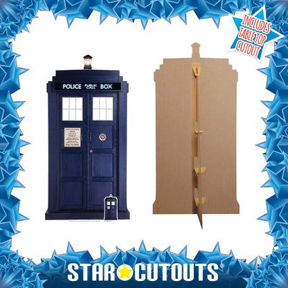 The Tardis Two Thirds Life Size Cardboard Cut Out Height 192cm - Star Cutouts