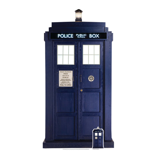 The Tardis Two Thirds Life Size Cardboard Cut Out Height 192cm - Star Cutouts