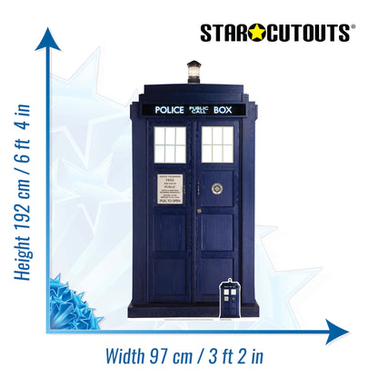 The Tardis Two Thirds Life Size Cardboard Cut Out Height 192cm - Star Cutouts