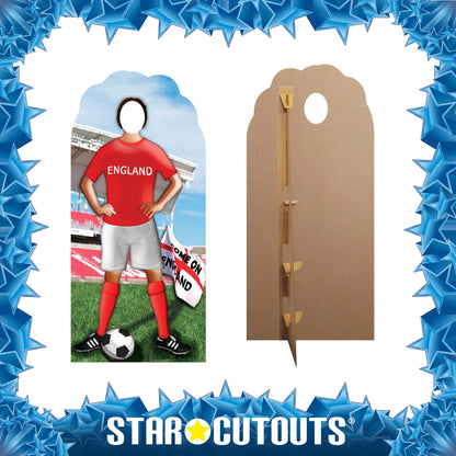 SC199 England Football Stand-In Cardboard Cut Out Height 184cm