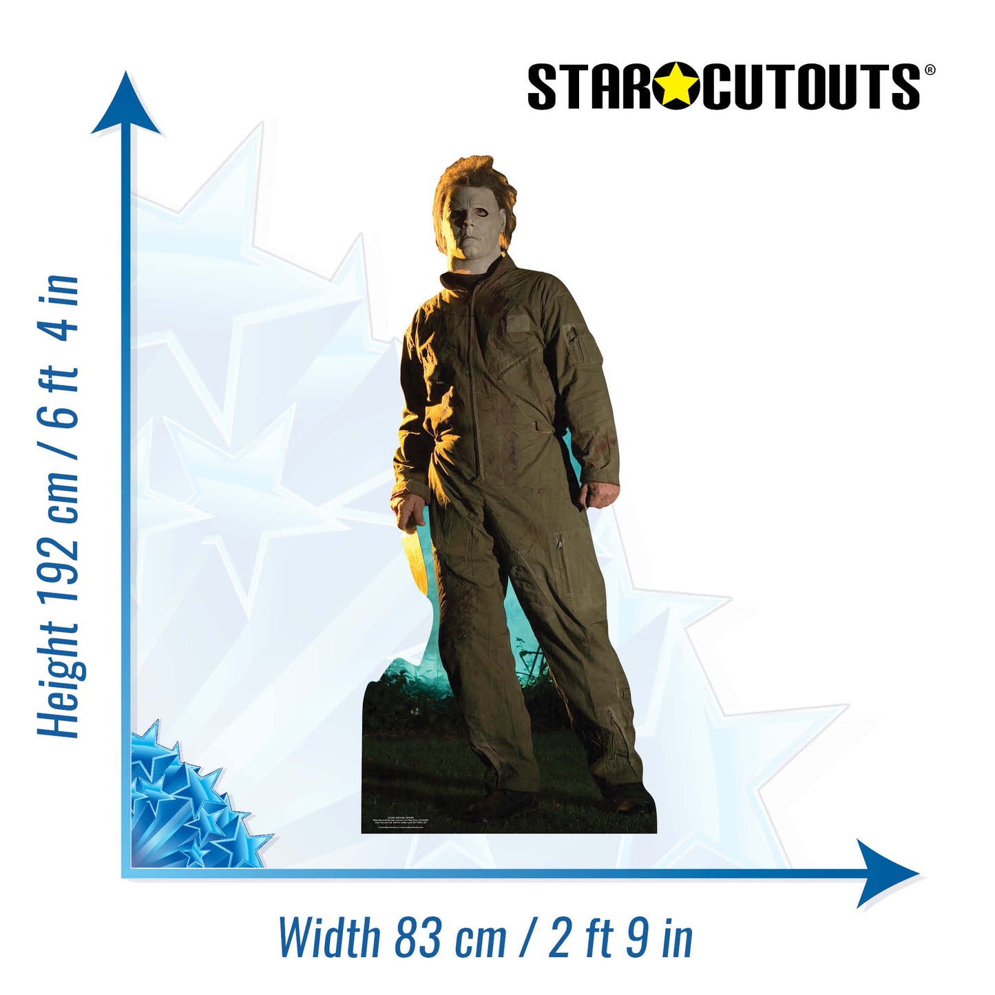 SC2007 Michael Myers Cardboard Cut Out Height 192cm