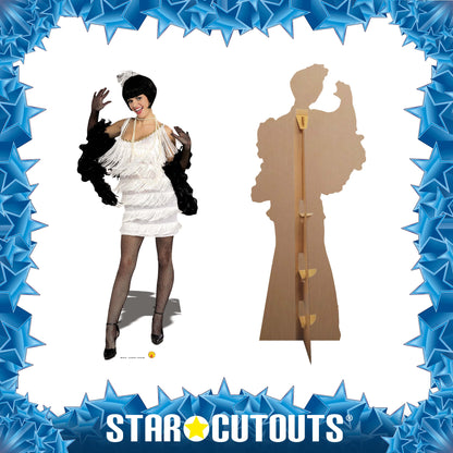 SC214 Broadway Babe Cardboard Cut Out Height 175cm