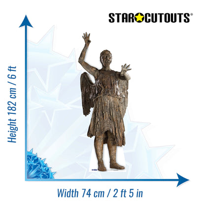 Weeping Angel Attacking Cardboard Cut Out Height 182cm - Star Cutouts