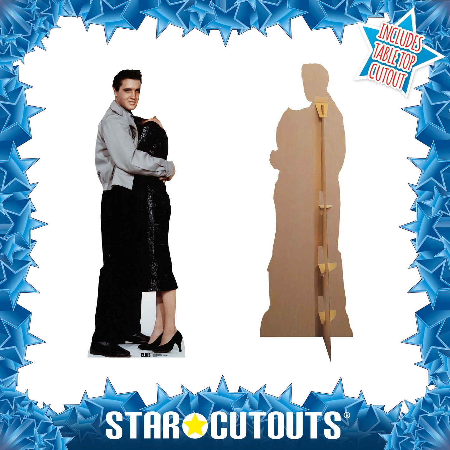 SC2203 Elvis Presley Stand In  Cardboard Cut Out Height 182cm