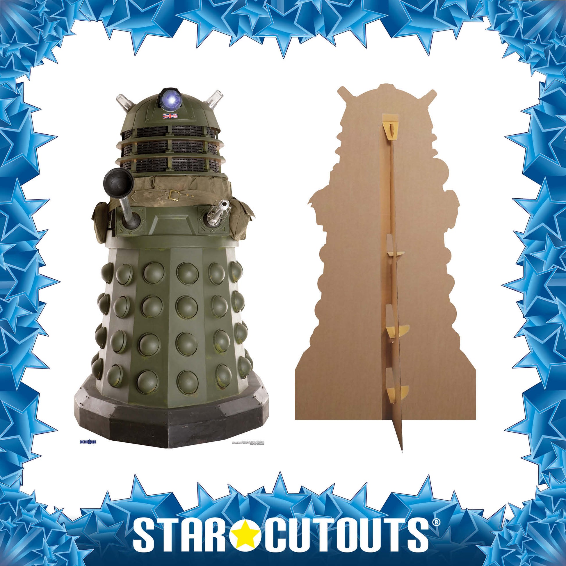 Wartime Dalek Ironside Cardboard Cut Out Height 173cm - Star Cutouts
