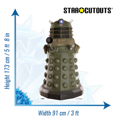 Wartime Dalek Ironside Cardboard Cut Out Height 173cm - Star Cutouts