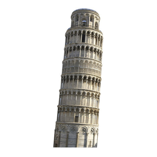 SC222 The Leaning Tower of Pisa Cardboard Cut Out Height 174cm