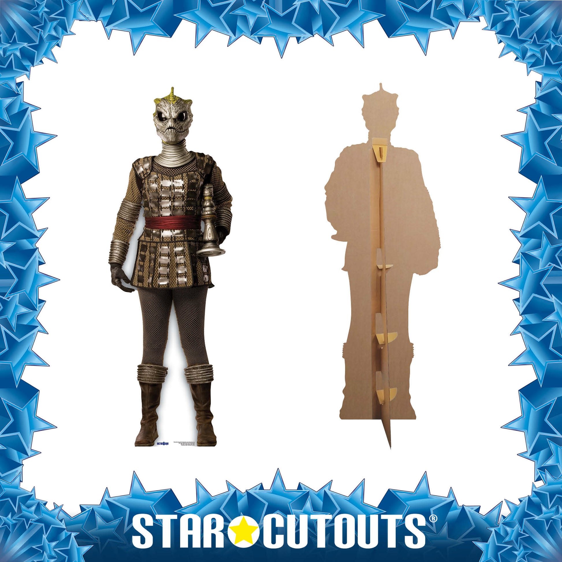 Silurian Cardboard Cut Out Height 180cm - Star Cutouts