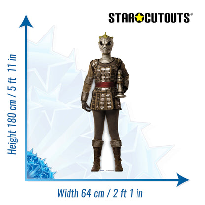 Silurian Cardboard Cut Out Height 180cm - Star Cutouts