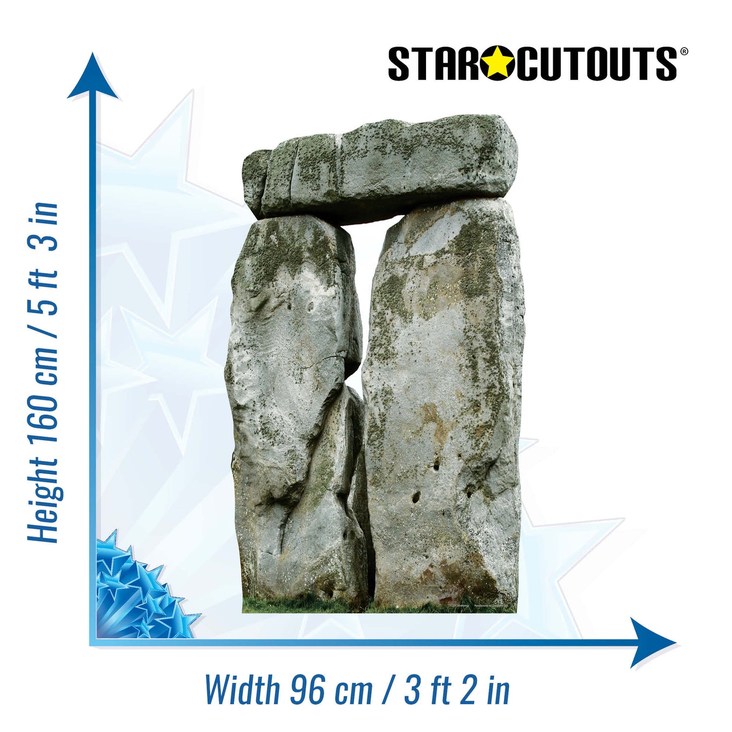 SC225 Henge (Stonehenge) Cardboard Cut Out Height 160cm