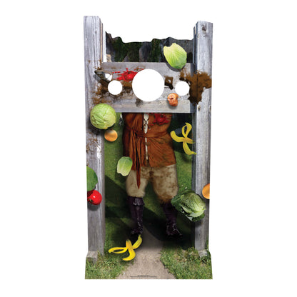 SC226 Medieval Stocks 'Stand In' Cardboard Cut Out Height 186cm