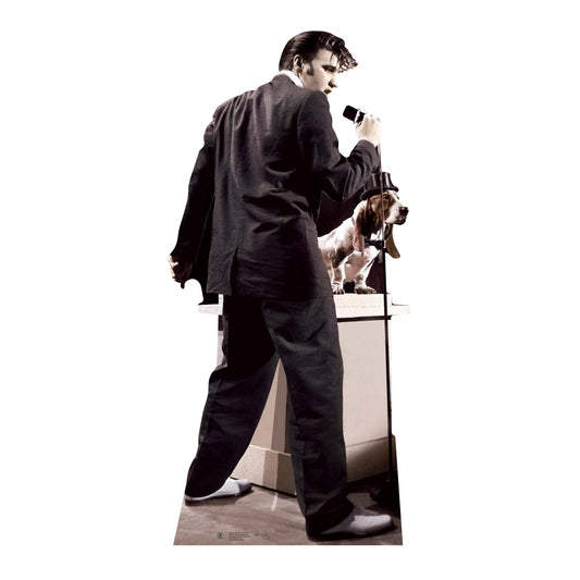 SC233 Elvis Hound Dog Cardboard Cut Out Height 186cm