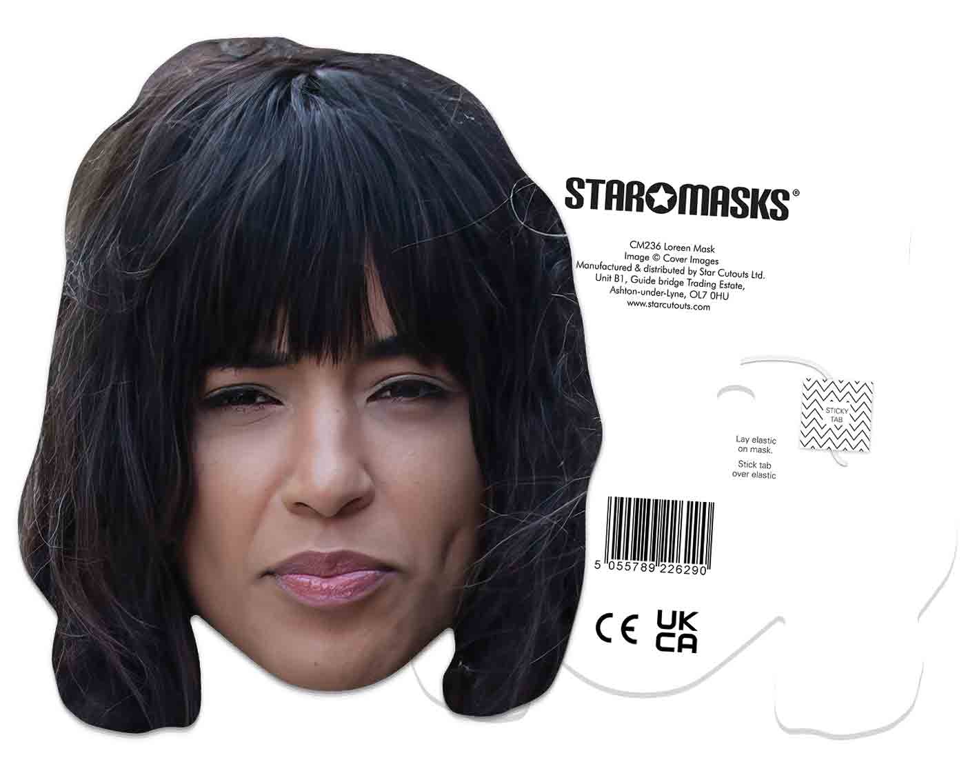 CM236 Loreen CELEBRITY MASKS Single Face Mask