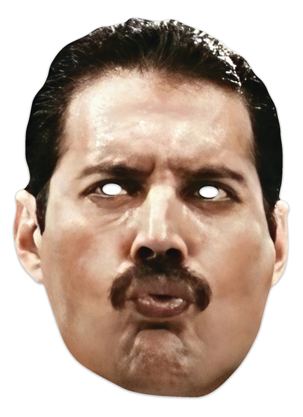 Mask Merc CM242 Freddie Mercury Mask CELEBRITY MASKS Single Face Mask – Star Cutouts